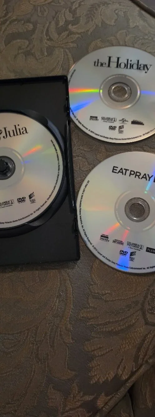 Movies That Move You 3Movie DVDSet The Holiday Eat Pray Love Julie & Julia 2000s